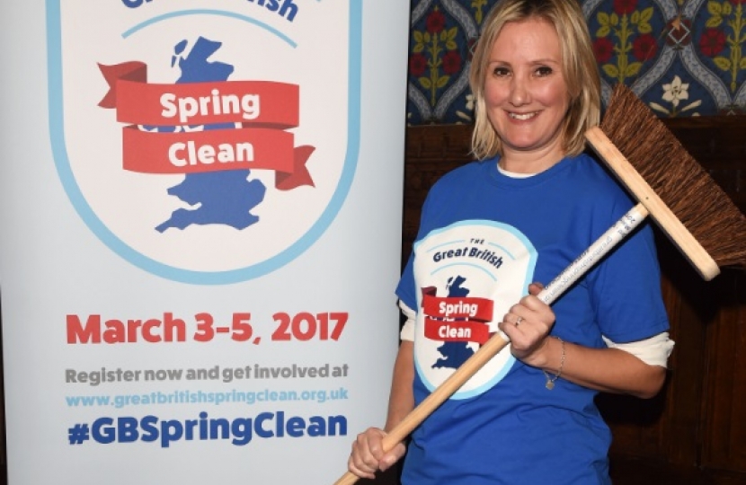 Caroline Dinenage Great British Spring Clean