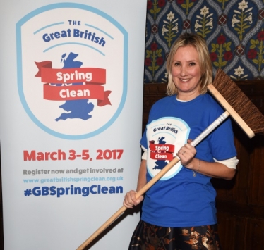Caroline Dinenage Great British Spring Clean
